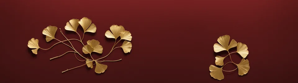 Ginkgo on Crimson