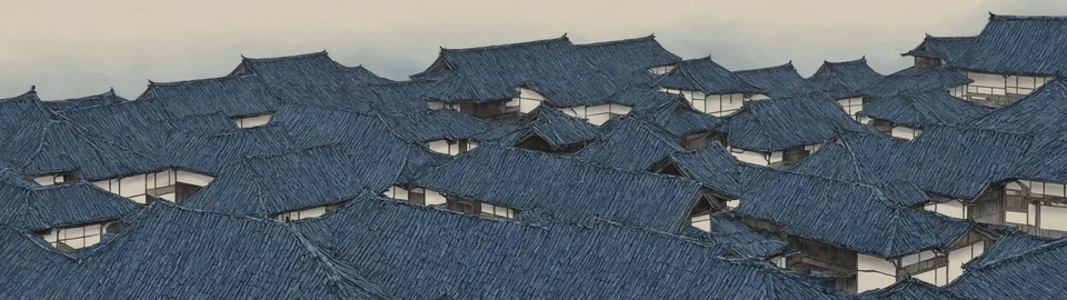 Roofs Beneath Indigo